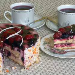 Cake with Cornflakes and Mascarpone
