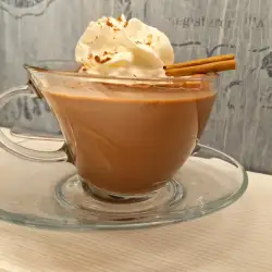 Hot Chocolate with Whipped Cream and Cinnamon