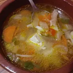 Vegetable Soup with Tofu