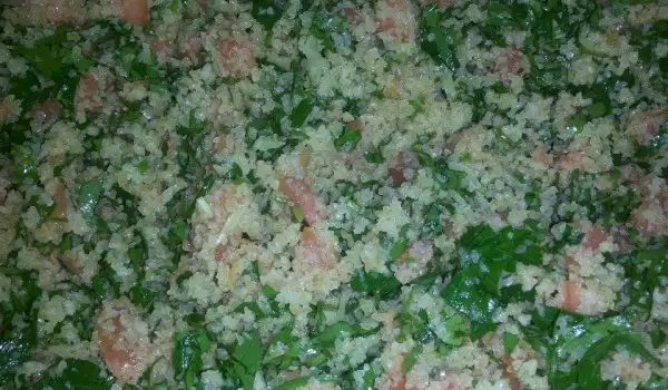 Arabic Tabbouleh Salad with Bulgur
